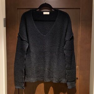 By Together Black V-Neck Sweater